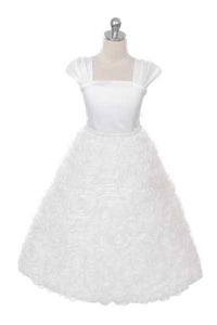 White Junior Brides Gown