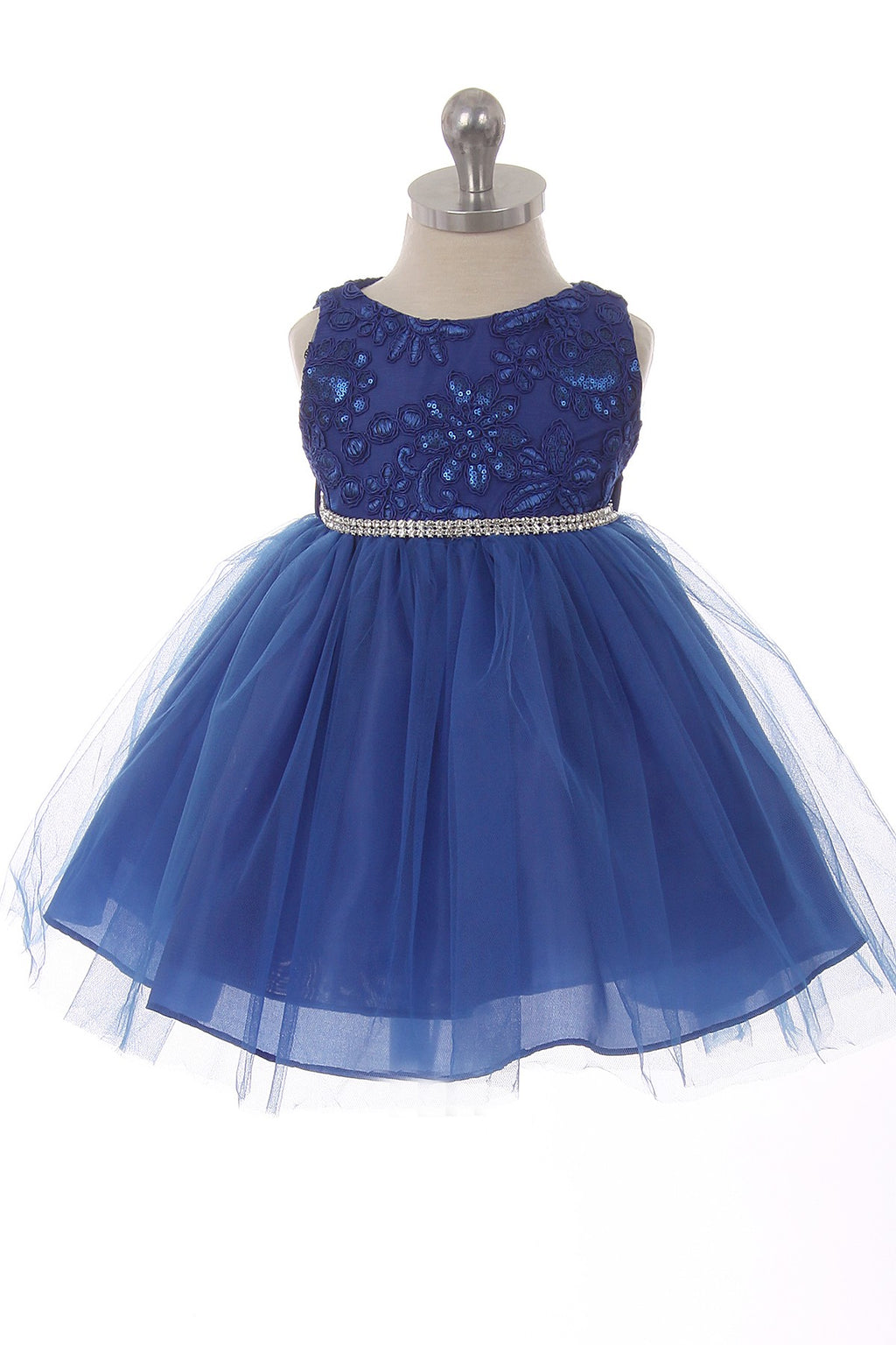 Beautiful blue dress , that has  says "I am a baby star"!